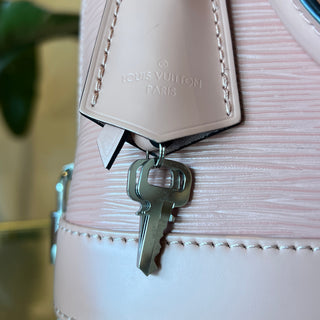 LOUIS VUITTON Pink Epi Alma Handbag