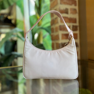 PRADA Re-Edition 2000 Pale Pink Nylon Shoulder Bag