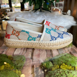 GUCCI Rainbow espadrilles jumbo gg 35.5