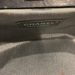 CHANEL Mademoiselle Lambskin Vertical Quilted Clutch