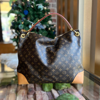 LOUIS VUITTON Beri MM Monogram Canvas Shoulder Bag