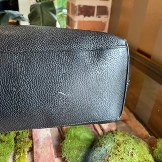 GUCCI Medium Soho Chain Black Pebbled Calfskin Leather Shoulder Bag