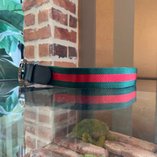 GUCCI Web Stripe Canvas Belt SZ 85/34