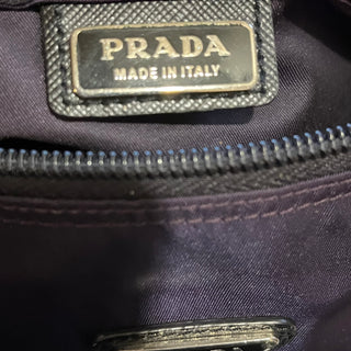 PRADA Purple Nylon Pouch Bag