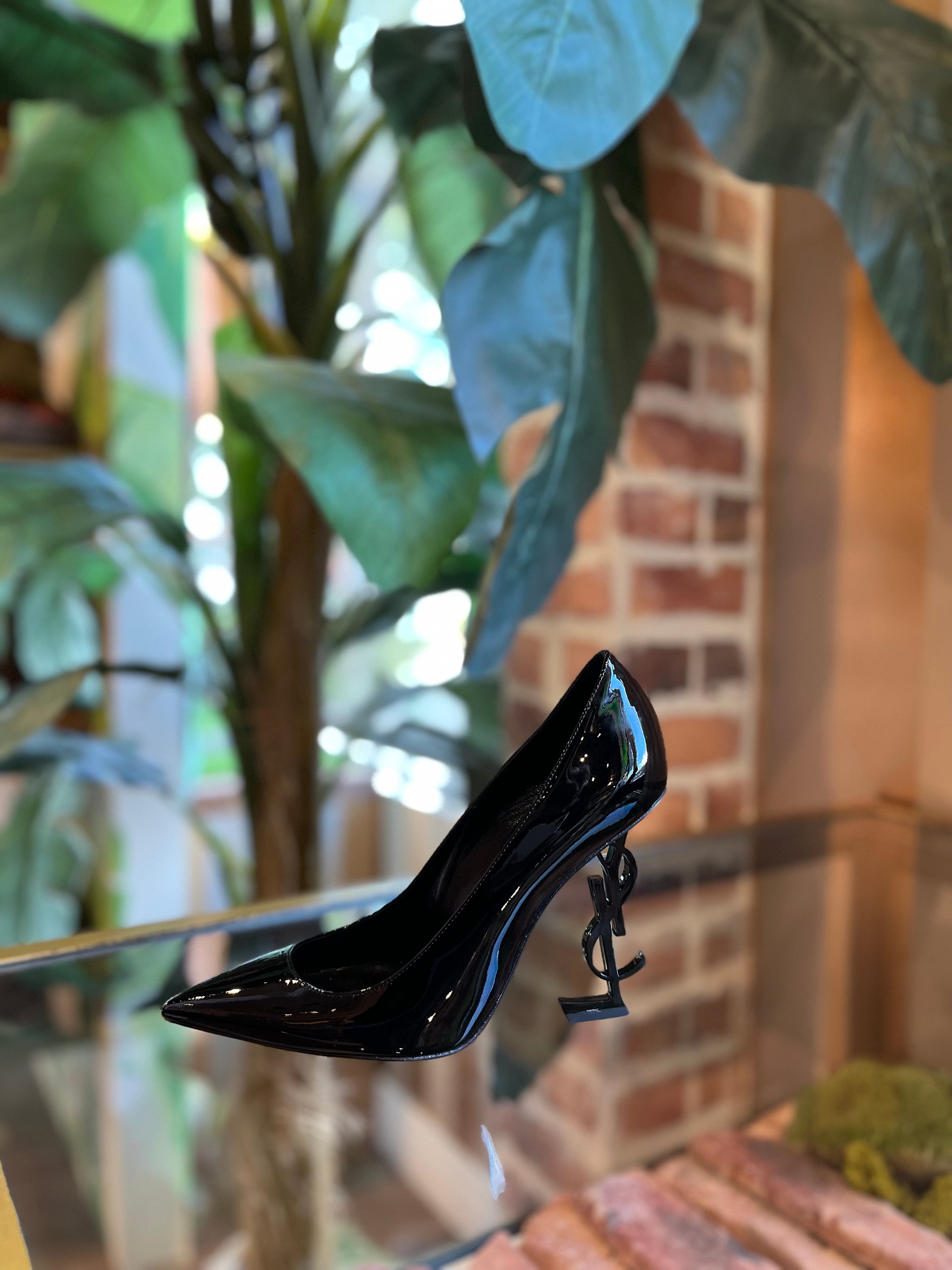 Saint Laurent 'Opyum' leather stiletto pumps, Women's Shoes