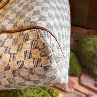 LOUIS VUITTON Totally MM Damier Azur Canvas Tote