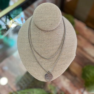 TIFFANY & CO Sterling Silver Return To Heart Necklace