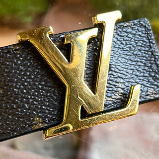 LOUIS VUITTON Monogram Reversible Belt SZ 90/36