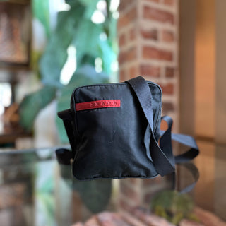 PRADA Sport Vintage Black Nylon Crossbody Bag