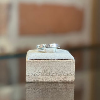 TIFFANY&CO "I Love You" Sterling Silver Ring