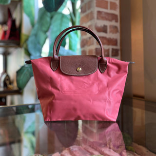 LONGCHAMP Strawberry Le Pliage Small Nylon Tote Bag