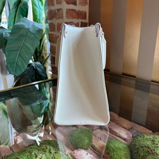 LOUIS VUITTON Monogram Giant OnTheGo MM Latte Bubble Tea