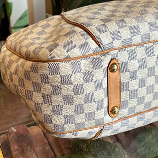LOUIS VUITTON Galliera GM Damier Azur Canvas Hobo Bag