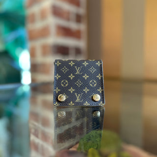LOUIS VUITTON Small LV Monogram Folding Jewelry Case SN1004