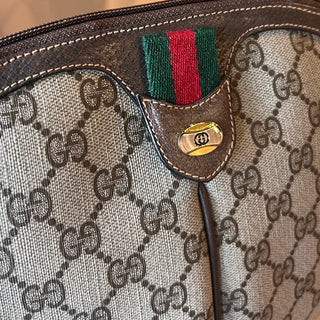 GUCCI Vintage GG Supreme Web Crossbody