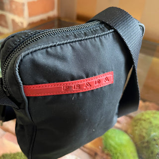 PRADA Sport Vintage Black Nylon Crossbody Bag