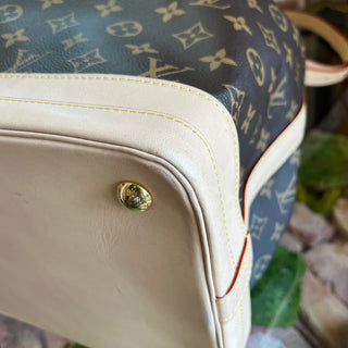 LOUIS VUITTON Noe Brown Monogram Canvas Bucket Bag