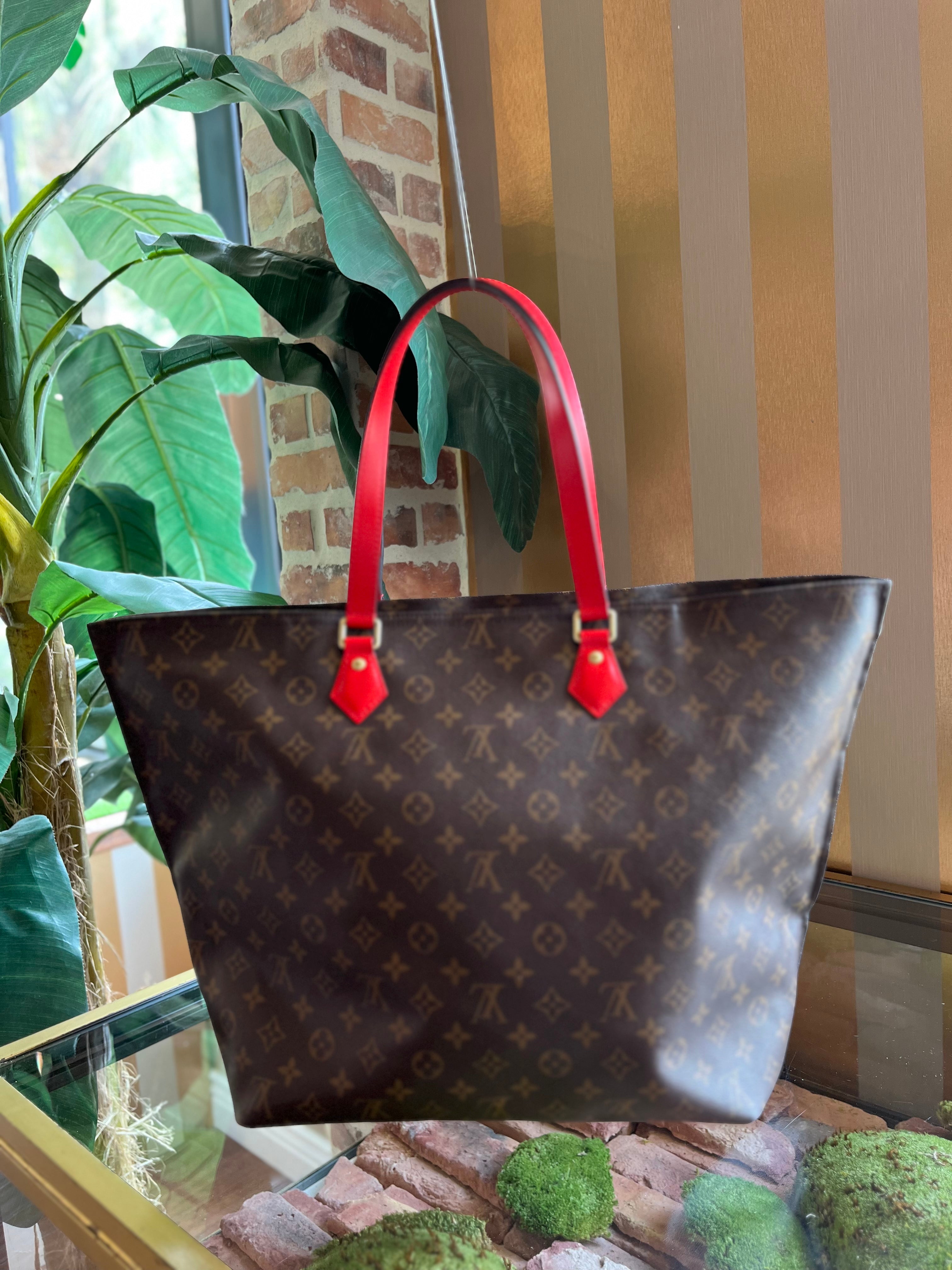 LOUIS VUITTON Monogram Canvas All In Tote MM Coquelicot - The