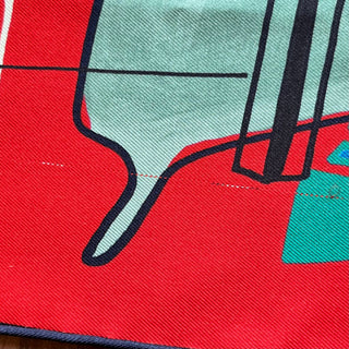 HERMES Modernisme Tropical Silk Scarf