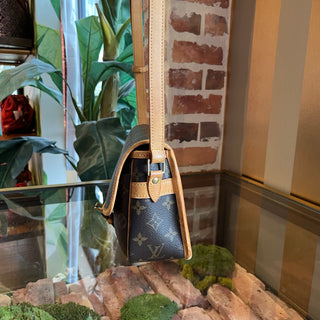 LOUIS VUITTON Sologne Brown Monogram Canvas Crossbody Bag