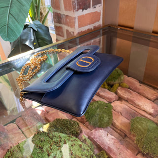 CHRISTIAN DIOR DiorDouble Medium Ombre Smooth Calfskin Clutch