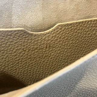 CHRISTIAN DIOR Bobby Dior Large Rope Beige Grained Calfskin Shoulder Bag