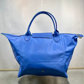 LONGCHAMP Le Pliage Blue Nylon Tote Bag