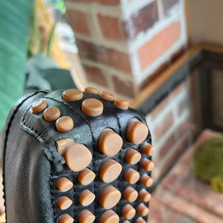 GUCCI Web Stripe Black Leather Driver Loafers SZ9(9.5US)