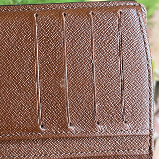 LOUIS VUITTON French Brown Monogram Canvas Vintage Wallet