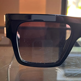 MIUMIU SMU 10W Black Acetate Square Sunglasses