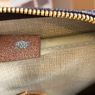 LOUIS VUITTON Deauville Brown Monogram Canvas Vintage Satchel