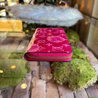 LOUIS VUITTON Zippy Wallet Limited Edition Valentine Floral Monogram Vernis