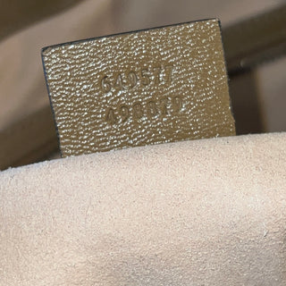 GUCCI Dahlia Medium Khaki Calfskin Tote Bag