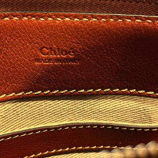 CHLOÉ Edith Day Multicolor Wool Tweed Fringe Satchel Bag