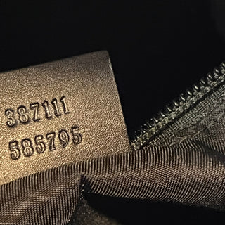 GUCCI Black GG Coated Canvas Medium Messenger Bag