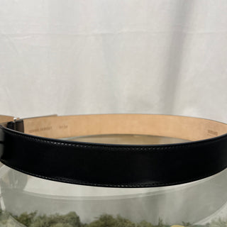 VERSACE Heritage Leather Black Belt 90/36