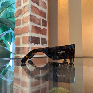 DIOR DiorNuit S1F Tortoise Shell Acetate Square Sunglasses