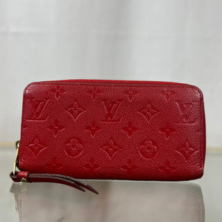 LOUIS VUITTON Jaipur Monogram Empreinte Leather Zippy Wallet