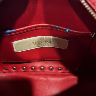 VALENTINO Volcano Enchanted Wonderland Print Leather Crossbody