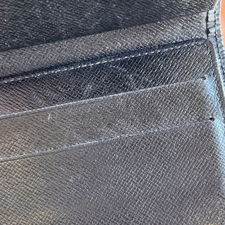LOUIS VUITTON Elise Black Epi Leather Wallet