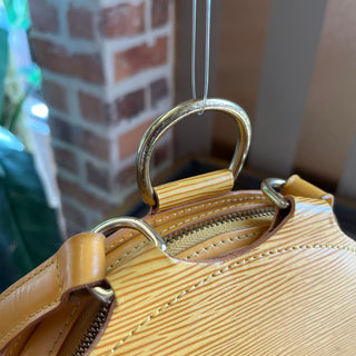 LOUIS VUITTON Mabillon Yellow Epi Leather Vintage Backpack