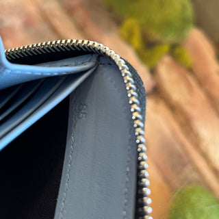 PRADA Long Black Leather Wallet