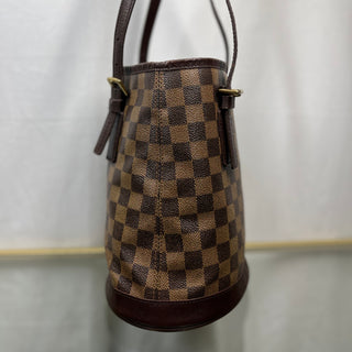 LOUIS VUITTON Marais 23 Damier Ebene Canvas Vintage Bucket Bag