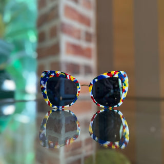 DOLCE&GABBANA DG 4319-F Multicolor Acetate Cat Eye Sunglasses