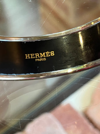 HERMES Brazil Multicolor Floral Enamel Bangle