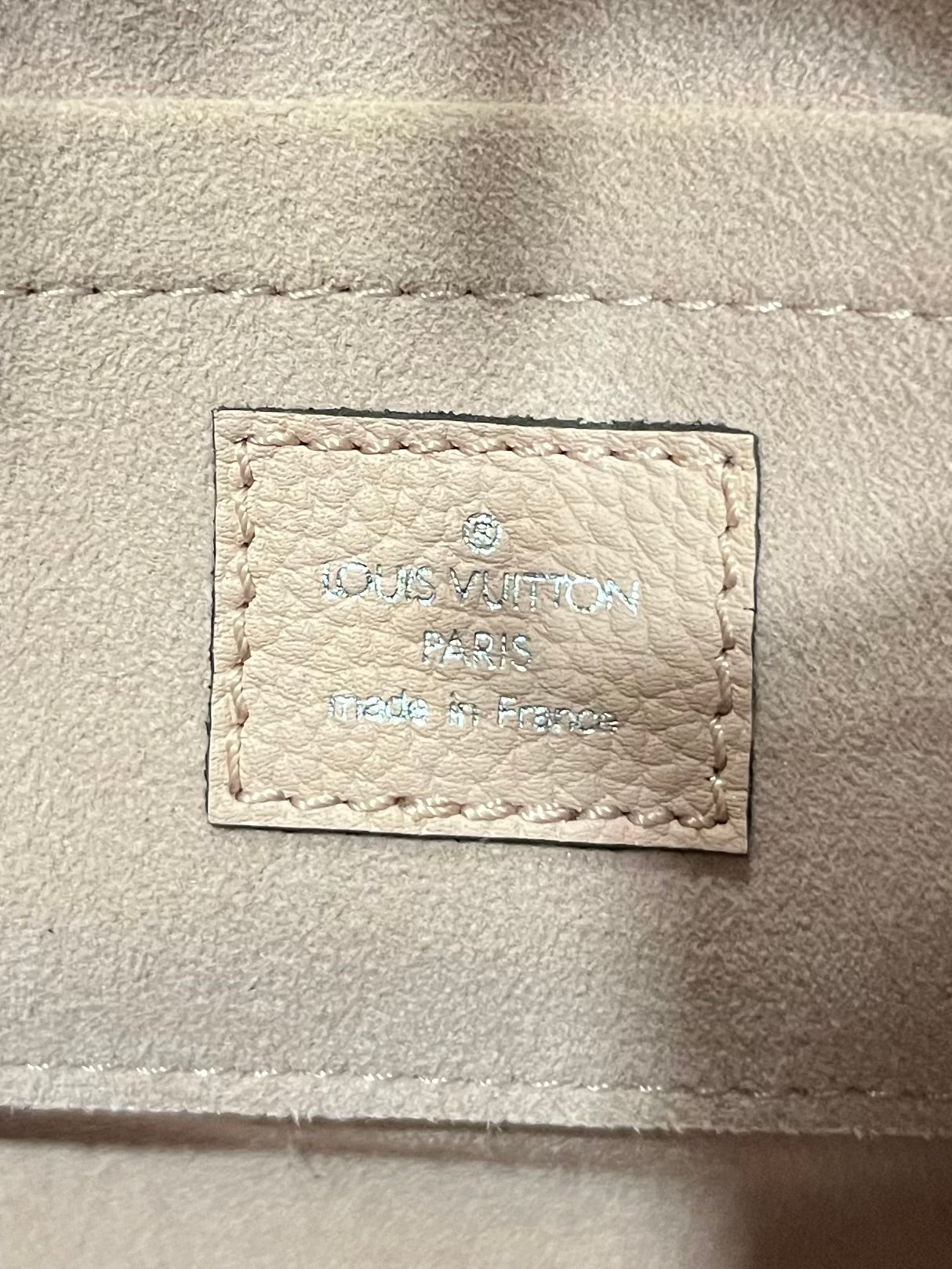 Louis Vuitton Magnolia Monogram Mahina Leather Scala Mini Pouch