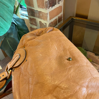 CHLOÉ Paddington Brown Calfskin Leather Satchel Bag