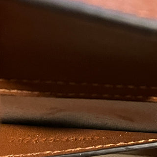 GUCCI Diane Small Brown GG Crystal Bamboo Top Handle