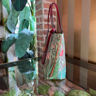 GUCCI GG Supreme Tian Red Coated Canvas Tote