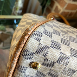 LOUIS VUITTON Propriano Damier Azur Shoulder Bag